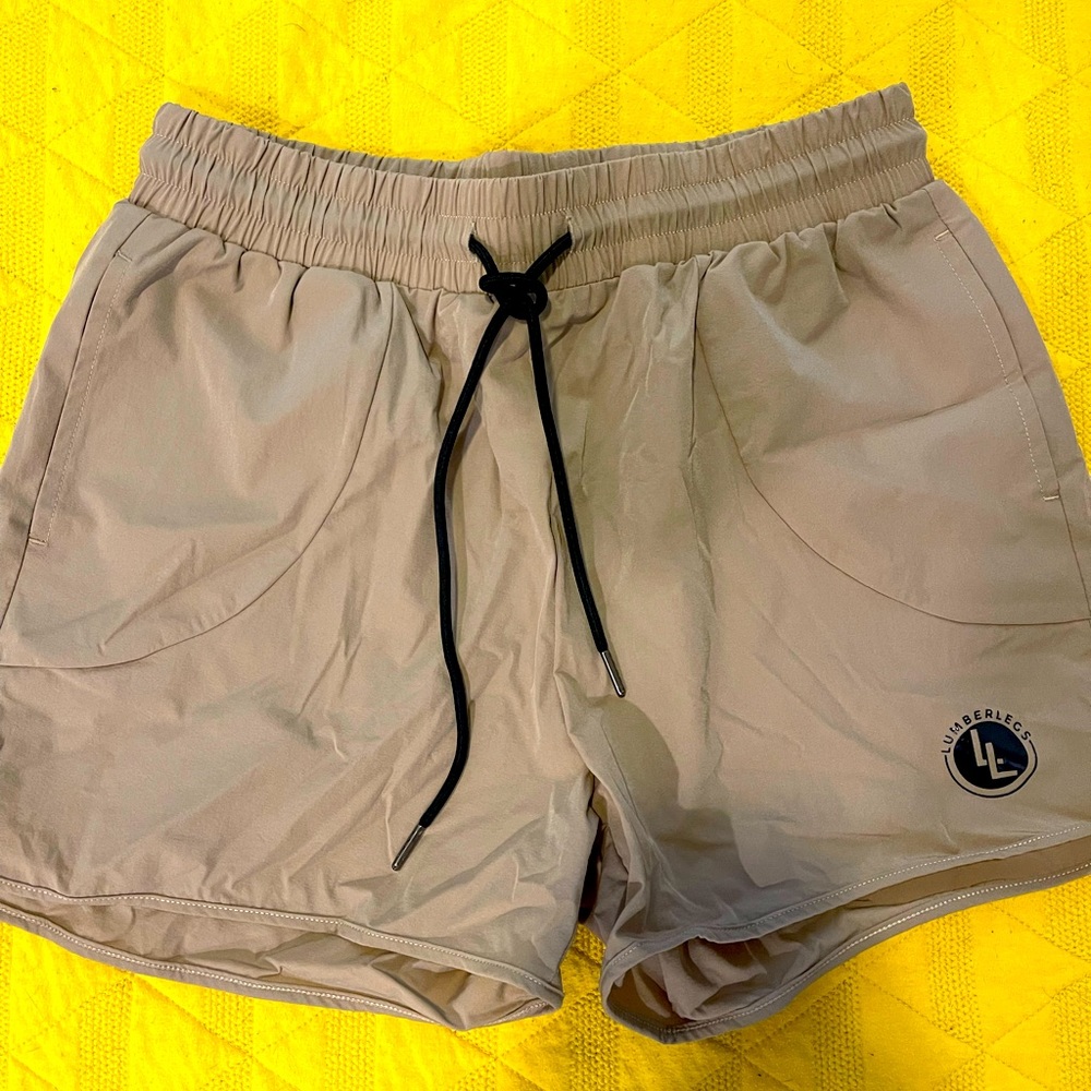 Lumber Legs men’s athletic/atheleisure 3” inseam shorts